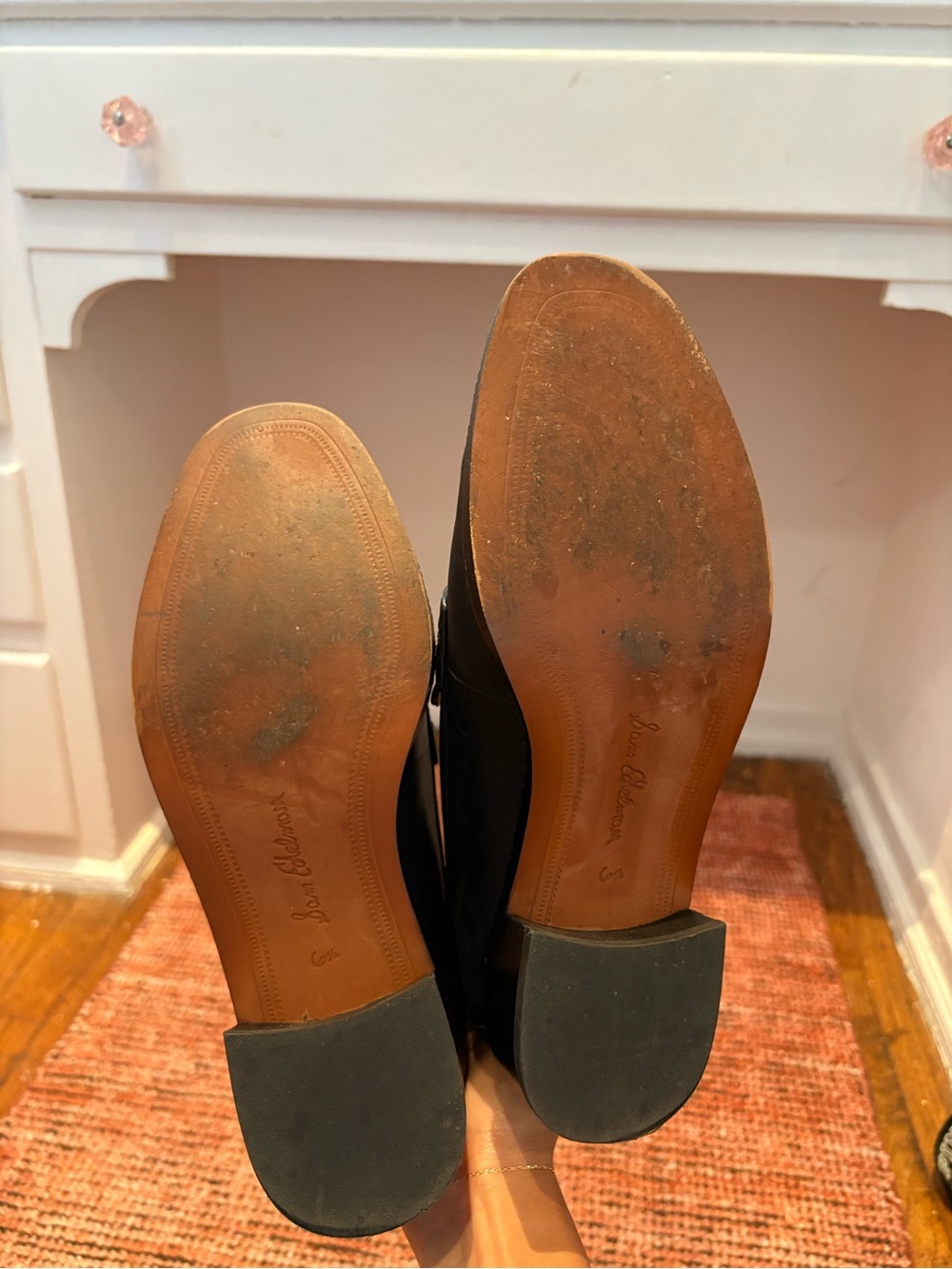 Sam Edelman Black Leather Penny Loafers - Picture 3 of 3